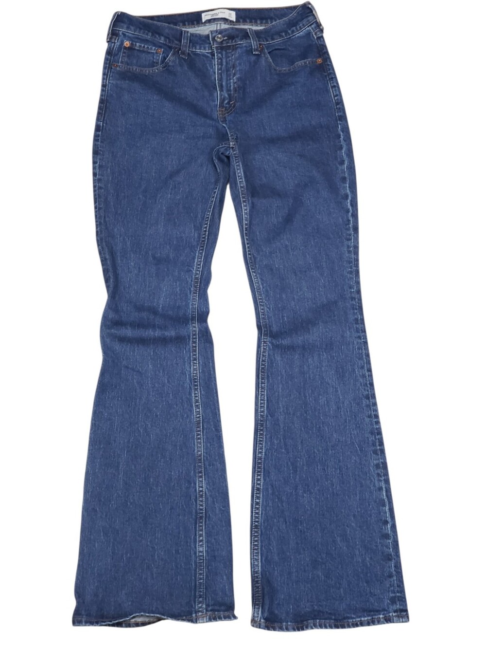 Abercrombie & Fitch Mid Rise Bootcut Blue Jeans Size 28 Long